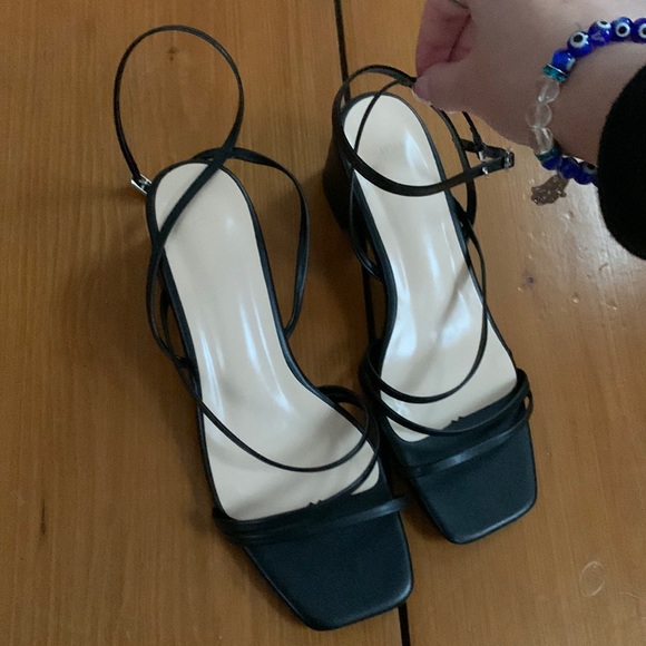 strapy y2k heels brand new never worn - Picture 1 of 4